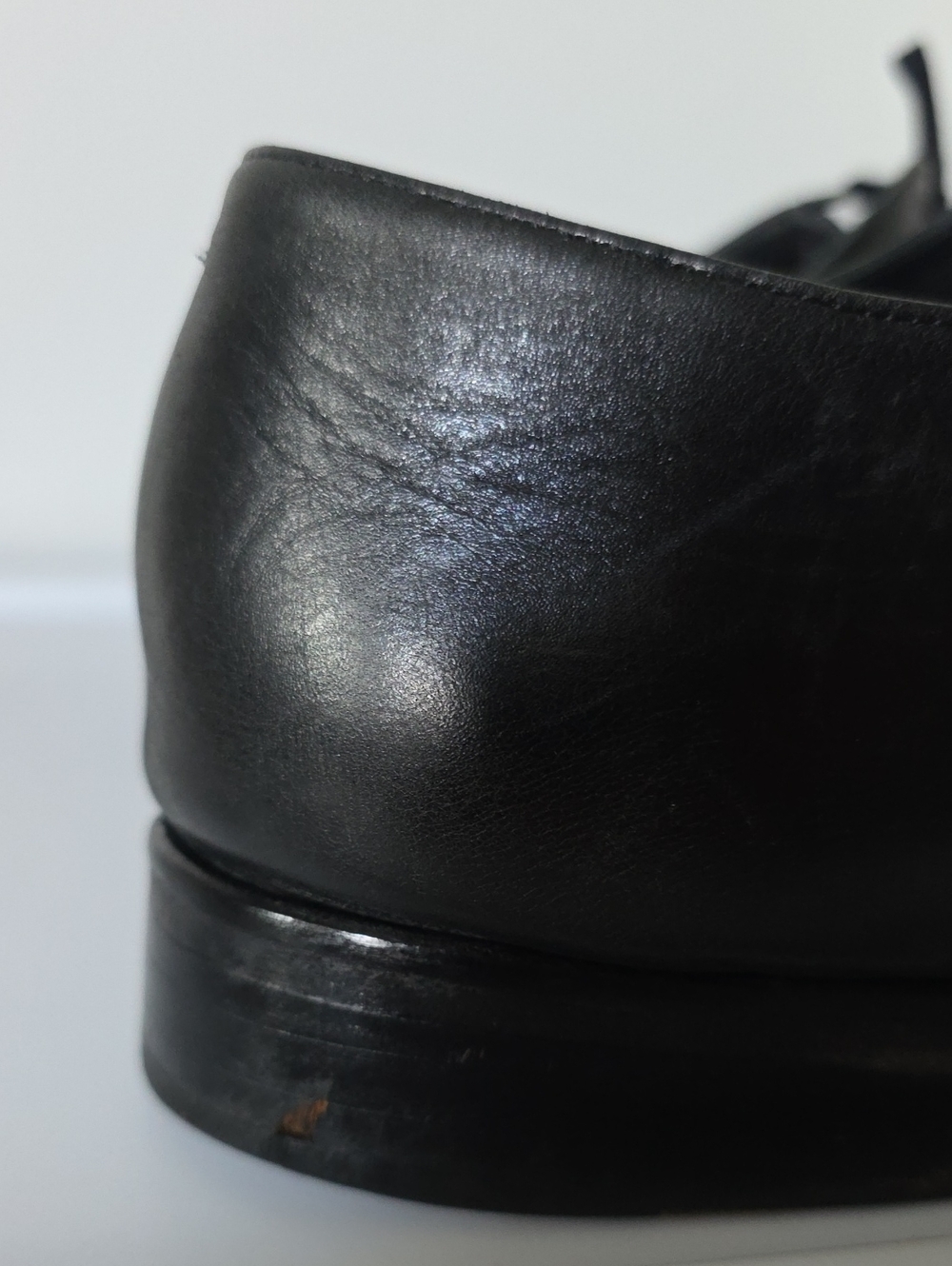 Mens Thursday Boot Co. Black Leather Chairman Dress Shoes - US 15 Wide - Picture 3 of 13